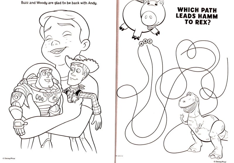 Disney Pixar Disney Toy Story - Gigantic Coloring & Activity Book - 192 Pages - Image 4
